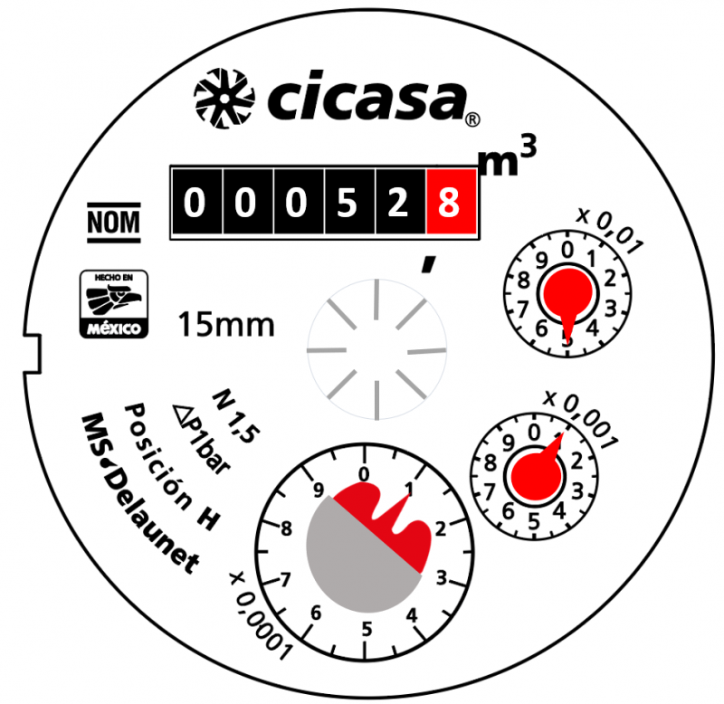 ¿Cómo leer el medidor de agua CICASA? CICASA Gestión eficiente del agua ¿Cómo leer el medidor de agua CICASA? CICASA Gestión eficiente del agua